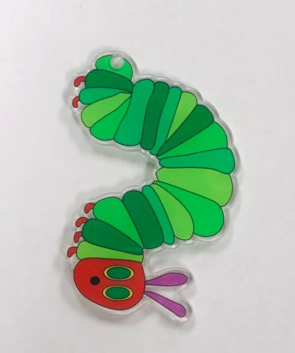 120pcs Hungry Caterpillar Acrylic Charm