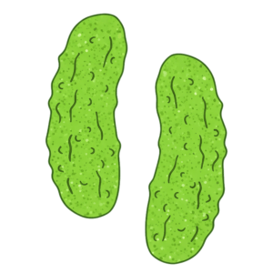 aitd 10pcs CUCUMBER Badge Reel Topper, Earring Charm, Acrylic Charm, Keychain Charm MADE TO ORDER