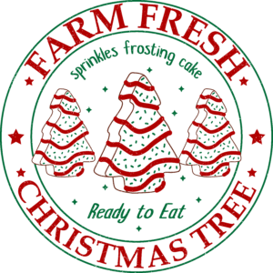 farmfreshtransparentpng 10pcs Farm Fresh Christmas Tree badge Reel Topper Charm, Earring Charm, Acrylic Charm